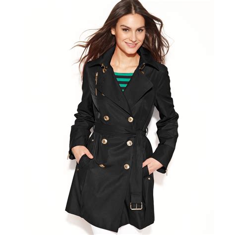 trench michael kors donna|michael kors jackets for women.